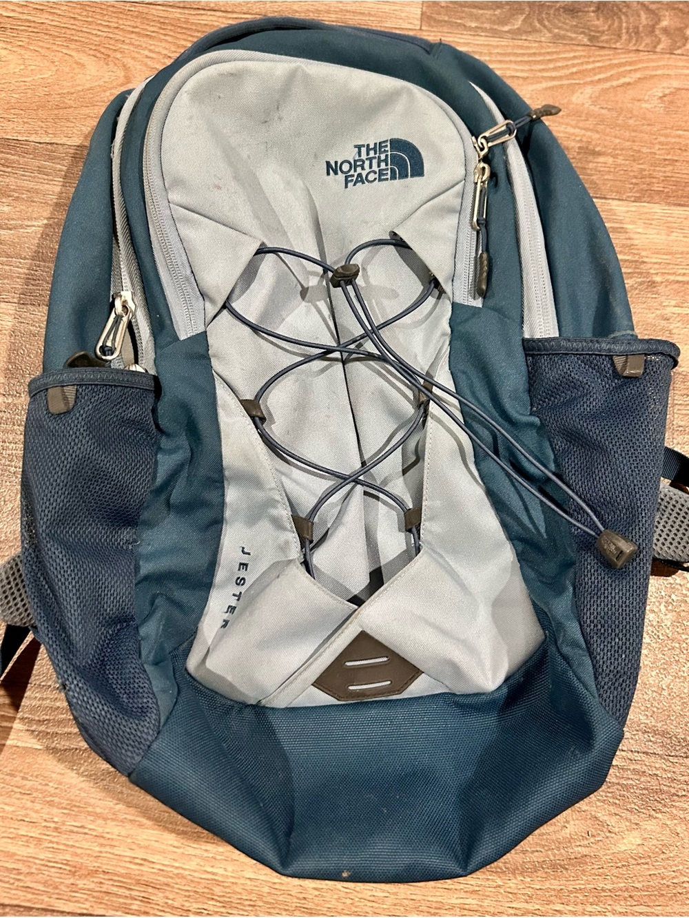 The North Face Jester Backpack - Teal and Light Gray - Picture 1 of 5
